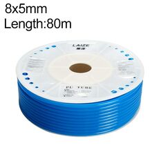 Tubo in PU flessibile per aria compressa per compressore pneumatico LAIZE, specifica: 8x5 mm, 80 m (blu)