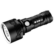 Torcia a LED in alluminio da campeggio impermeabile per esterni a luce forte, stile: L2 (senza batteria)