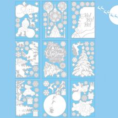 Natale statico finestra di vetro decorazione sfondo adesivi decorativi (Babbo Natale)