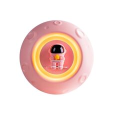 K-1101 Macchina per aromaterapia intelligente con timer automatico per astronauta con piccola luce notturna (rosa)