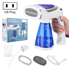 Mini ferro da stiro a vapore portatile pieghevole da 1600 W, colore: blu 3 ingranaggi (spina americana)