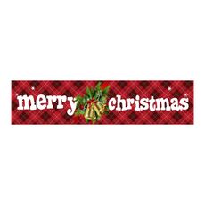 Forniture per decorazioni per feste con striscione per patio natalizio 50 x 250 cm (stile 05)