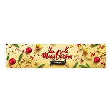 Forniture per decorazioni per feste per striscioni per patio di Natale 50 x 250 cm (stile 20)