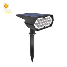 19LED Solar Plug-in Faretto da giardino Lampada da parete per illuminazione da giardino