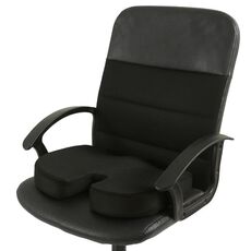 Cuscino in gel per ufficio Beauty Glutei Cuscino anti-emorroide (tessuto a rete nero)