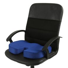 Cuscino in gel per ufficio Cuscino anti-emorroidi per glutei di bellezza (tessuto a rete blu)