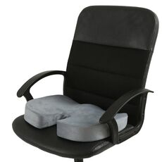 Cuscino in gel per ufficio Beauty Glutei Cuscino anti-emorroidi (Panno super morbido grigio)