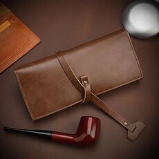 FIREDOG CL268 Borsa per l'idratazione del tabacco portatile multifunzionale retrò (marrone)