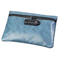 FIREDOG CL93 Borsa deodorante tabacco portatile con lucchetto a combinazione (blu inchiostro)