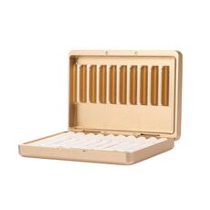 Per portasigarette antipolvere in lega di alluminio serie IQOS, capacità: 20 pezzi (oro)