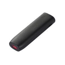 Per IQOS ILUMA ONE Custodia per sigaretta elettronica in pelle + TPU con cordino (nero)
