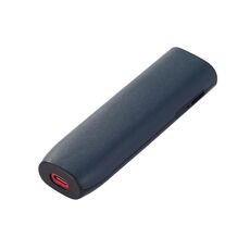 Per IQOS ILUMA ONE Custodia per sigaretta elettronica in pelle + TPU con cordino (blu)