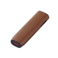 Per IQOS ILUMA ONE Custodia per sigaretta elettronica in pelle + TPU con cordino (marrone)