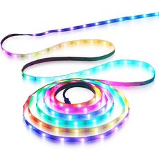WS2812B 5050 SMD LED RGB Bare Board Rope Light, 30 LED/m, DC 5V, Lunghezza: 1m