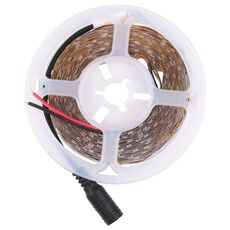 Bare Board 2835 SMD Dimmerabile Luce Bianca / Luce Calda LED Corda Luminosa, 60 LED/m, Lunghezza: 5m, 12V 2A 100-240V (Spina EU)