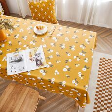 Tovaglia da scrivania da tavolo impermeabile in carta PVC per fattoria rurale, dimensioni: 120x160 cm (Gardenia)