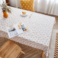 Tovaglia da scrivania da tavolo impermeabile in carta PVC per fattoria rurale, dimensioni: 120x180 cm (pesca)