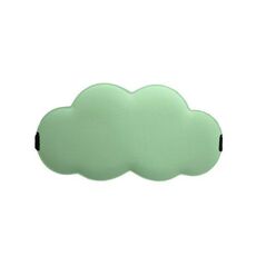 Maschera per gli occhi nuvola 3D Maschera per gli occhi per il comfort del sonno in schiuma di memoria a rimbalzo lento di seta del ghiaccio (verde)