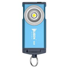 WUBEN G2 Torcia a LED a luce forte USB Camper all'aperto e portachiavi super luminoso per uso domestico (blu)
