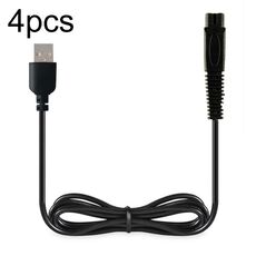 4 pcs USB 5 V Cavo di Alimentazione del Caricatore Per SID Rasoio SA7152 7250 7251 7253 7255 RS339
