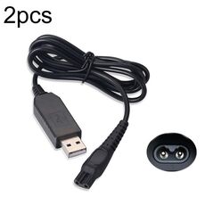 2 pz HQ8505 15 V Rasoio Caricatore USB Cavo di Alimentazione Per PHILIPS HQ7120 HQ8830 PT730 AT757 RQ1060