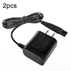 Adattatore per caricabatterie per rasoio da 2 pezzi HQ850 8V per PHILIPS HQ915 HQ916 HQ988 HQ909 S5077, spina americana