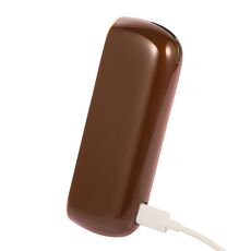 Per IQOS ILUMA TPU Custodia protettiva per sigaretta elettronica Scomparto di ricarica (caramello)