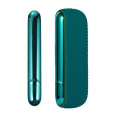 Per IQOS ILUMA Custodia per sigaretta elettronica in silicone Scomparto di ricarica con coperchio laterale (verde)