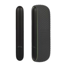 Per IQOS ILUMA Scomparto di ricarica per portasigarette elettronico in silicone con coperchio laterale (grigio scuro)