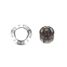 Per IQOS ILUMA / Prime Tappo per sigaretta elettronica Rod Single Five Rings con strumento di rimozione per sostituire il tappo colorato (Silver Diamond)