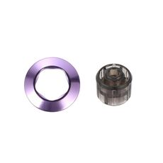 Per IQOS ILUMA / Prime Tappo per sigaretta elettronica Rod Single Five Rings con strumento di rimozione per sostituire il tappo colorato (Purple Plain)