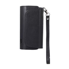 Per IQOS 3.0 / 3 DUO Borsa portasigarette elettronica portatile con cinturino da polso (nero)