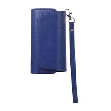 Per IQOS 3.0 / 3 DUO Borsa portasigarette elettronica portatile con cinturino da polso (blu)