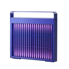 Lampada repellente per zanzare con tocco a luce UV appendibile per uso domestico, plug-in (blu)
