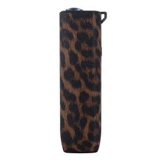 Per IQOS ILUMA ONE Custodia protettiva per sigaretta elettronica in pelle TPU + PU leopardata con cordino (marrone)