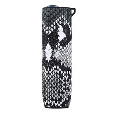 Per IQOS ILUMA ONE Custodia protettiva per sigaretta elettronica in TPU + PU con motivo a serpente con cordino (grigio bianco)