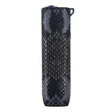 Per IQOS ILUMA ONE Custodia protettiva per sigaretta elettronica in TPU + PU con motivo a serpente con cordino (grigio scuro)