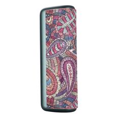 Custodia protettiva per sigaretta elettronica in pelle PU IQOS ILUMA Prime (fiore in vita viola)