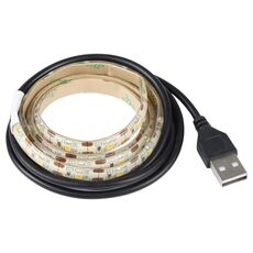 USB 2835 SMD LED luce calda impermeabile corda epossidica luce, DC 5V, lunghezza: 50 cm