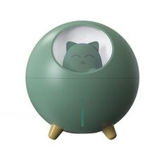 WT-TX5 Versione di ricarica USB Umidificatore Mini Planet Cat Purificatore da tavolo (verde)