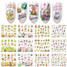 5pcs adesivi per nail art piccoli adesivi acchiappasogni freschi (BN1249-1260)