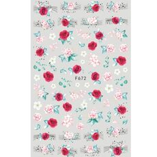 10pcs 3D Adesivo Farfalla Retro Rosa Color Nail Art Sticker (F-672)