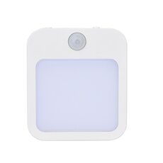 NL2022 Luce notturna con sensore di movimento AC Plug In Luce per armadio dimmerabile, spina europea