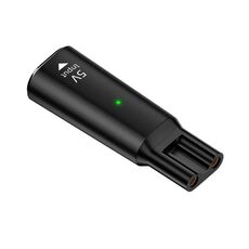 Adattatore di ricarica per rasoio/tagliacapelli per Philips, interfaccia: da tipo C a 5 V ovale (nero)
