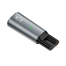 Adattatore di ricarica per rasoio/tagliacapelli per Philips, interfaccia: da tipo C a 8 V ovale (grigio)
