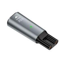 Adattatore di ricarica per rasoio/tagliacapelli per Philips, interfaccia: da tipo C a 15 V ovale (grigio)