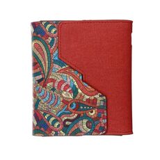 Per borsa portaoggetti quadrata a contrasto di colore per sigaretta elettronica IQOS ILUMA (rossa)