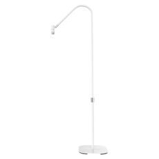 HD-AL10 Lampada da terra per bellezza manicure UV per ciglia Regolazione della messa a fuoco Touch Dimming con interruttore a pedale, Spina: Spina USA(Bianco)