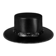Cappello magico in pelle PU Cappello delicato Poch Party Stage Performance Accessori per abbigliamento