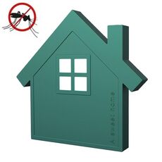 LJ-MWQ Spina USB Luce notturna ad ultrasuoni Repellente per zanzare Lampada repellente per zanzare per uso domestico(Verde)